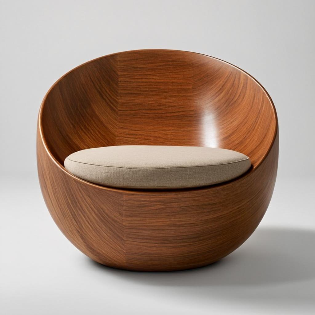 Kursi Tamu Jati Oval
